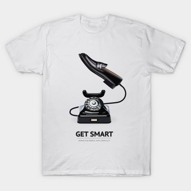 Get Smart - Alternative Movie Poster T-Shirt by MoviePosterBoy